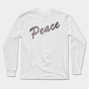 Peace Gradient Long Sleeve T-Shirt